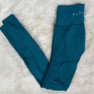 ALPHALETE‎ Aero Teal Leggings Size S